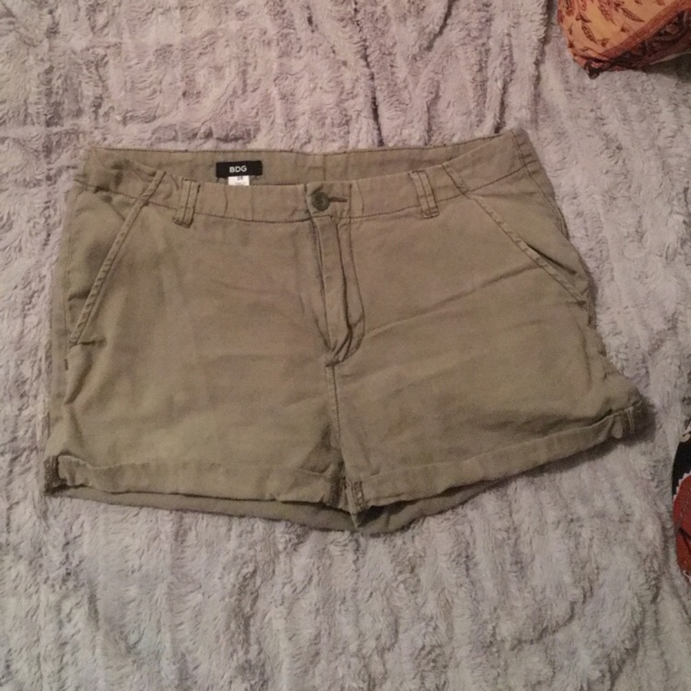 Green urban outfitters shorts